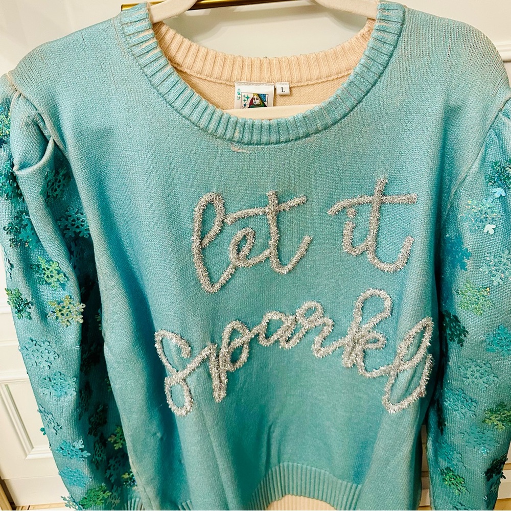 Queen of Sparkles sweater